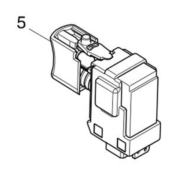 Makita Interrupteur C3JW-2B pour Visseuse DTD154, DTD155, DTD153 (143975-1)