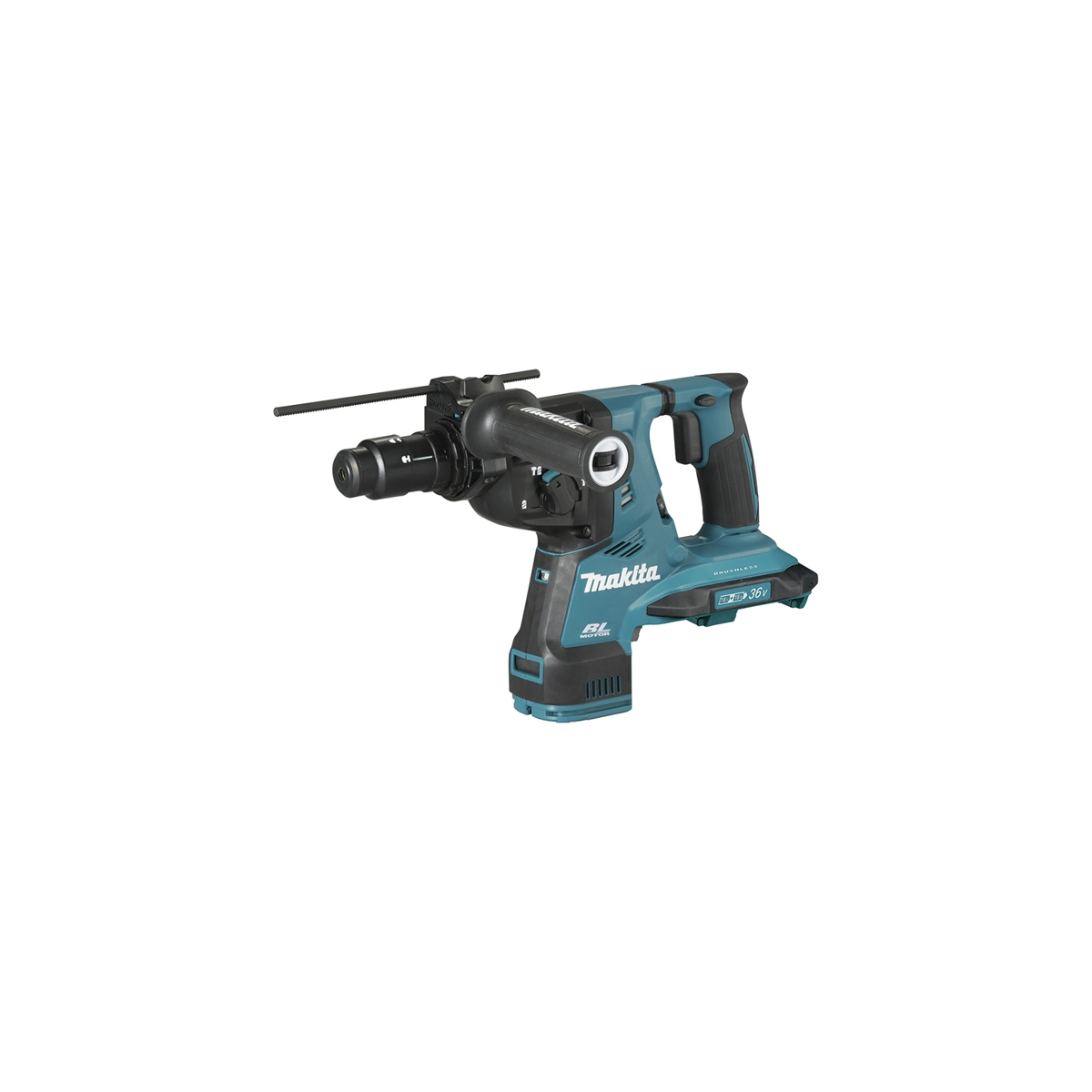 Makita Dhr283zju Perforateur Burineur Sds Plus 36v 2x18v Li Ion 28mm Machine Seule Avec Coffret