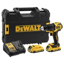 DeWalt DCD709D2T-QW Perceuse, Visseuse à percussion 18V XRP 2x2.0Ah