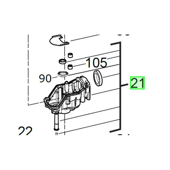 Milwaukee Ensemble de transmission perforateur M18CHPX, M28CHPX (4931448492)