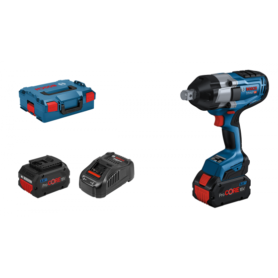 Bosch GDS 18V-1050 H Boulonneuse sans-fil 18V 1050Nm 2x8.0Ah ProCORE avec coffret L-Boxx (06019J8502)