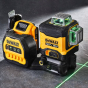 DeWALT Laser multilignes vert 3x360 XR 12V et 18V 1x2.0Ah DCE089D1G18-QW