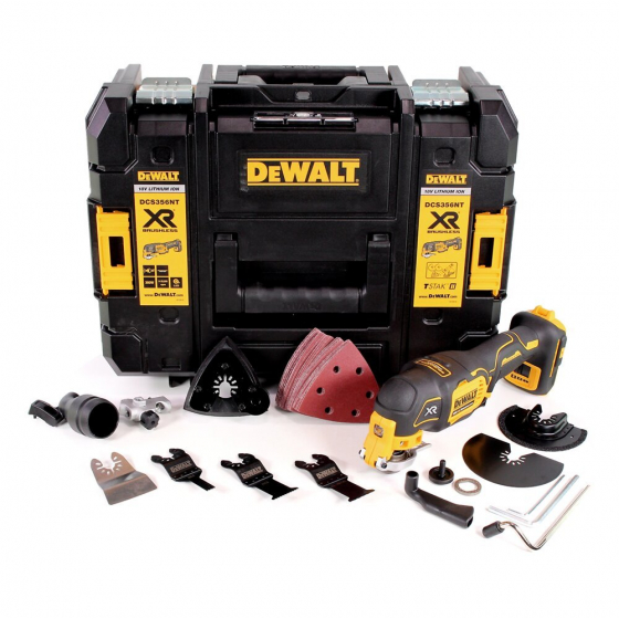 DeWALT DCS356NT-XJ 18V Outils Oscillants Multifonction sans fil avec coffret T-STAK