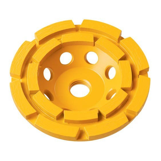 Dewalt DT3796 Plateau de surfaçage diamanté Double 125mm