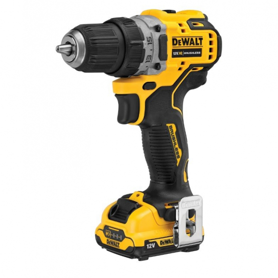 Dewalt DCF701D2 Perceuse, Visseuse compacte 12V XR Brushless 2x2.0Ah