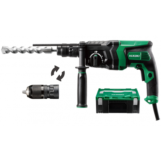 Hikoki DH26PMC W1Z Perforateur Burineur 3 Modes 830W SDS+ 2.9J avec coffret HitCase