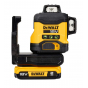 DeWalt DCLE34031D1-QW Laser multilignes vert 3x360 XR 18V 1x2.0Ah Li-ion