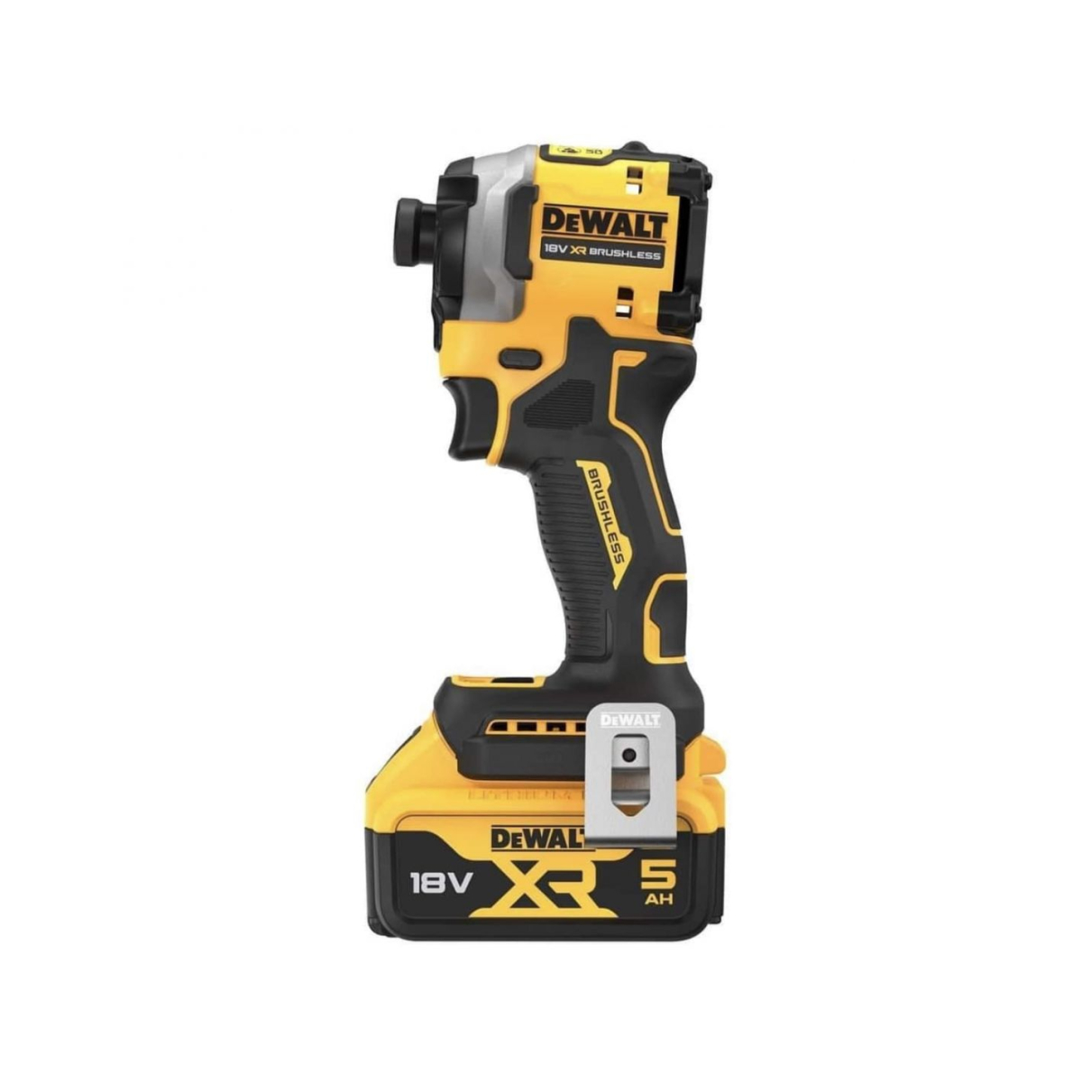 DEWALT Perforateur-Burineur SDS-PLUS Brushless XR 18V 5Ah Li-Ion - Marteau  Perforateur sans Fil - Capacité de Perçage Max. Béton, Métal, Bois