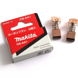 Makita Paire de charbons CB441 pour 4334D, 5621RD, BHR202, BHR241, BHS630, BJR141, BJR181, BJR182 (194435-6)