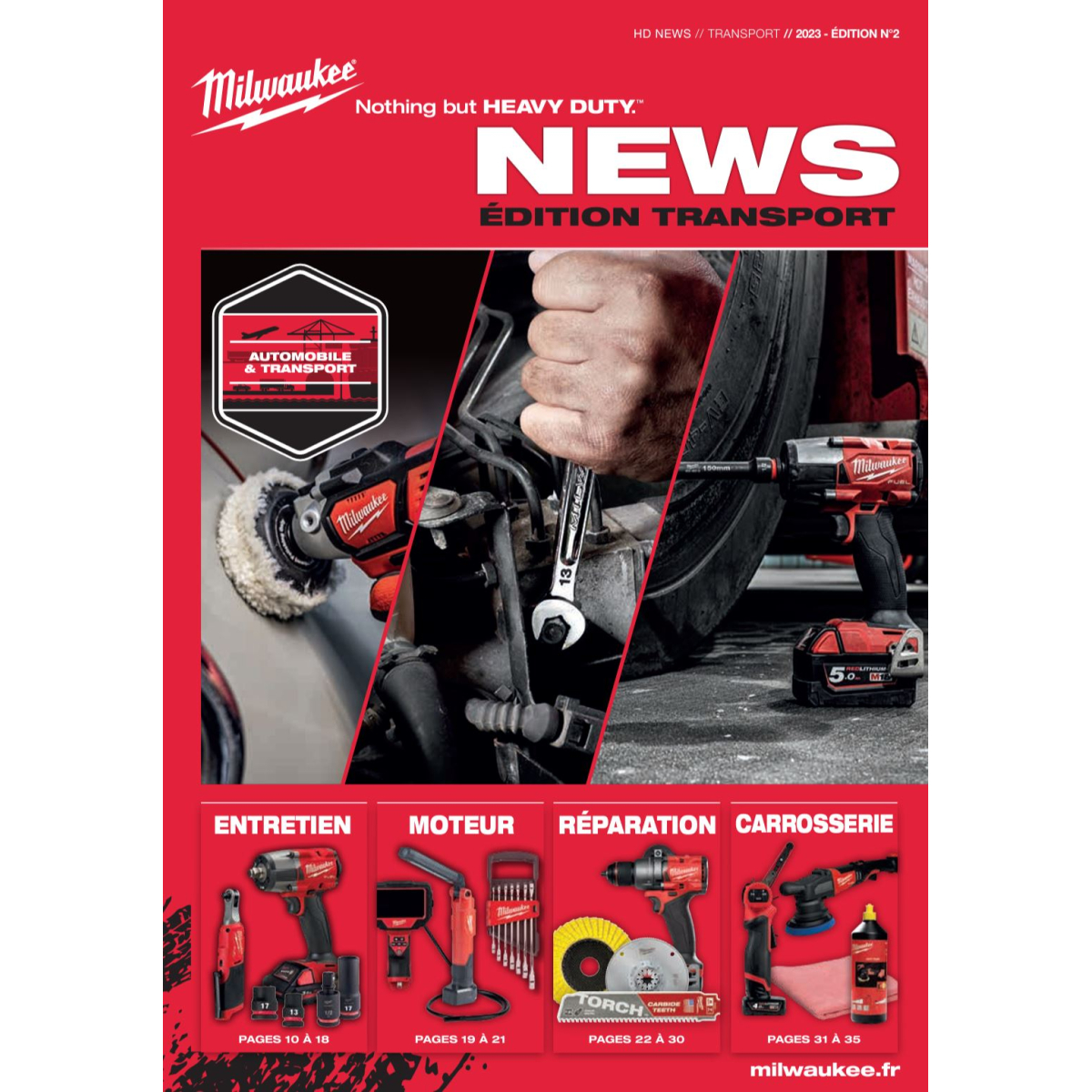 Milwaukee Catalogue Heavy Duty News 2023 Edition N°2