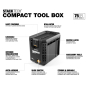 Toughbuilt Boîte à outils compact StackTech TB-B1-B-60C