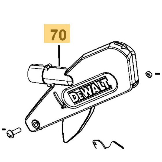 DeWalt N102812 Kit système d'extraction pour scie D27105 & D27107