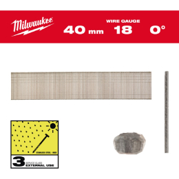 Milwaukee Clous de finition Inox 18GA 40mm (4932492562)