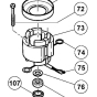 Hikoki - Hitachi Inducteur pour piqueur H45MR, H45SR (340519E)