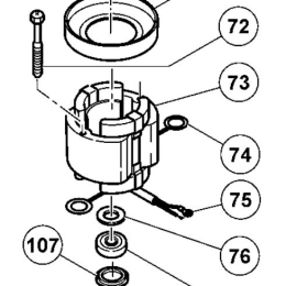 Hikoki - Hitachi Inducteur pour piqueur H45MR, H45SR (340519E)