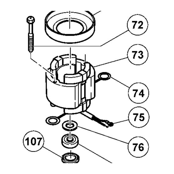 Hikoki - Hitachi Inducteur pour piqueur H45MR, H45SR (340519E)