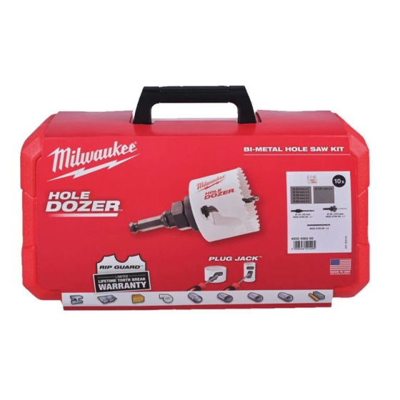 Milwaukee Coffret de 6 Scies cloches bi-métal pour électricien (4932498260)