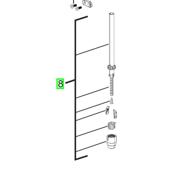 Milwaukee Coulisseau pour scie sauteuse M18 BJS (4931454298)