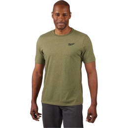 Milwaukee T-Shirt de travail léger à manche courtes Vert (S/M/L/XL/XXL)