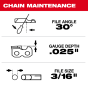 Milwaukee M18 F2CHS50-0 Tronçonneuse 18V Fuel à double batterie avec guide 50cm (4933480120)