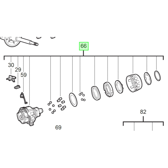 Milwaukee Boite à vitesse pour perceuse 18V M18FPD3 (4931494918)