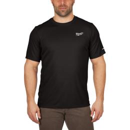 Milwaukee T-Shirt de travail léger à manche courtes Noir "Workskin" (S/M/L/XL/XXL)