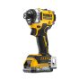 DeWalt DCF860E2T-QW Visseuse à chocs 3 Vitesses 18V 282Nm XR 2x1.7Ah POWERSTACK avec Coffret T-STAK