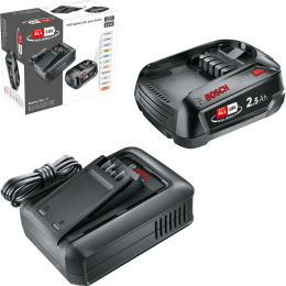 Bosch Starter set Batterie PBA 18V 1x2.5Ah avec chargeur AL 18V-44 (1600A031T4)