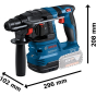 Bosch GBH 18V-22 Perforateur, burineur sans fil SDS+ 18V 1.9J avec L-Boxx 136 (0611924001)