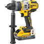 DeWalt DCD999H2T-QW Perceuse, visseuse à percussion 18V XRP Advantage 2x5.0Ah PowerStack li-ion brushless