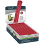 Pica Classic 540 Boite de 100 crayons de charpentier, ovale, rouge, 30cm 540/30-100