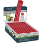 Pica Classic 540 Boite de 100 crayons de charpentier, ovale, rouge, 24cm 540/24-100