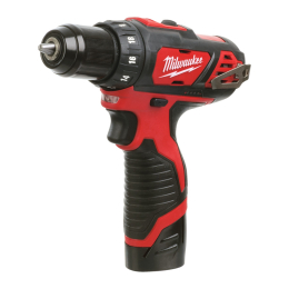 Milwaukee M12 BDD-201C Perceuse, Visseuse 12V Machine 1x2.0Ah (4933479439)