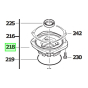 Milwaukee Flasque d'engrenages pour meuleuse ø230mm (4931407540)