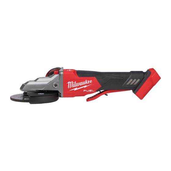 Milwaukee M18 FSAGF125XPDB-0X Meuleuse sans fil ø125mm Fuel 18V à tête plate (4933478439)