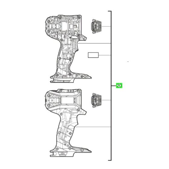 AEG Carter de Perceuse, Visseuse BS18G2LI (4931435603)