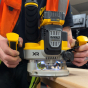 Dewalt DCW620H2-QW Affleureuse, Défonceuse XR 18V Brushless 2x5.0Ah Powerstack