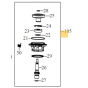 Dewalt Sous ensemble de carter d'engrenages (NA352969)