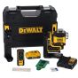 DeWalt DCLE34035D1-QW Laser multilignes vert 3x360 XR 18V 1x2.0Ah Li-ion Télécommandé