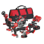 Milwaukee M18 FPP6E3-502B Pack de 6 machines 18V Brushless FUEL (4933480874)