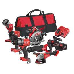 Milwaukee M18 FPP6E3-502B Pack de 6 machines 18V Brushless FUEL (4933480874)