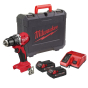 Milwaukee M18 BLPDRC-202C Perceuse à Percussion 18V Brushless 2x2Ah (4933492822)