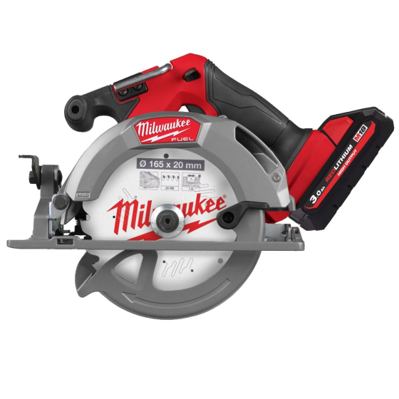 Milwaukee M18 FCS552-302X Scie circulaire 18V Fuel ø165mm avec coffret (4933493589)