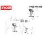 Ryobi Moteur perceuse 12V R12SD (5131032506)