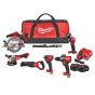 Milwaukee M18 FPP6H3-502B Pack de 6 machines 18V Brushless FUEL Powerpack (4933498659)