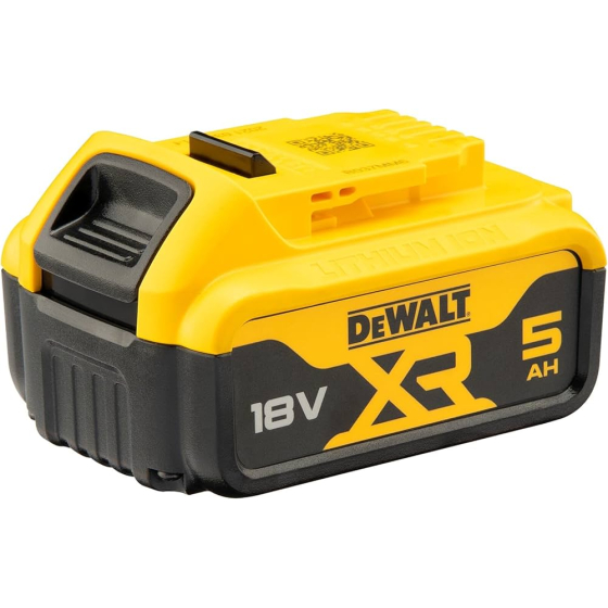 Dewalt DCB184-XJ Batterie 18V 5.0Ah XR Li-ion avec témoin de charge LED