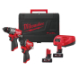 Milwaukee M12 FPP2X2-402X Pack de 2 machines 12V Brushless FUEL Powerpack (4933498741)