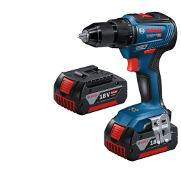 Bosch GSR 18V-55 Perceuse, visseuse 18V 2x4.0Ah avec coffret de transport I-Case (0615990M1U)