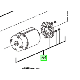 AEG Moteur 12V pour visseuse à choc BSS12C (4931435809)