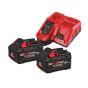 Milwaukee M18 FTHCHS35-802 Tronçonneuse d'élagage 18V Fuel 35cm avec batterie 2x8.0Ah FORGE (4933499222)